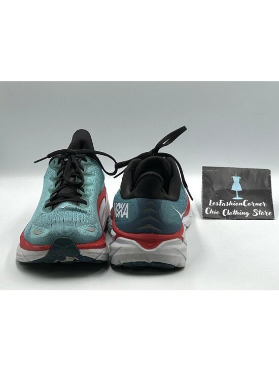 Hoka One One Men\'s Teal Aquarelle Clifton 8 Running Athletic Shoes Sz 11.5D 3021 main image 12